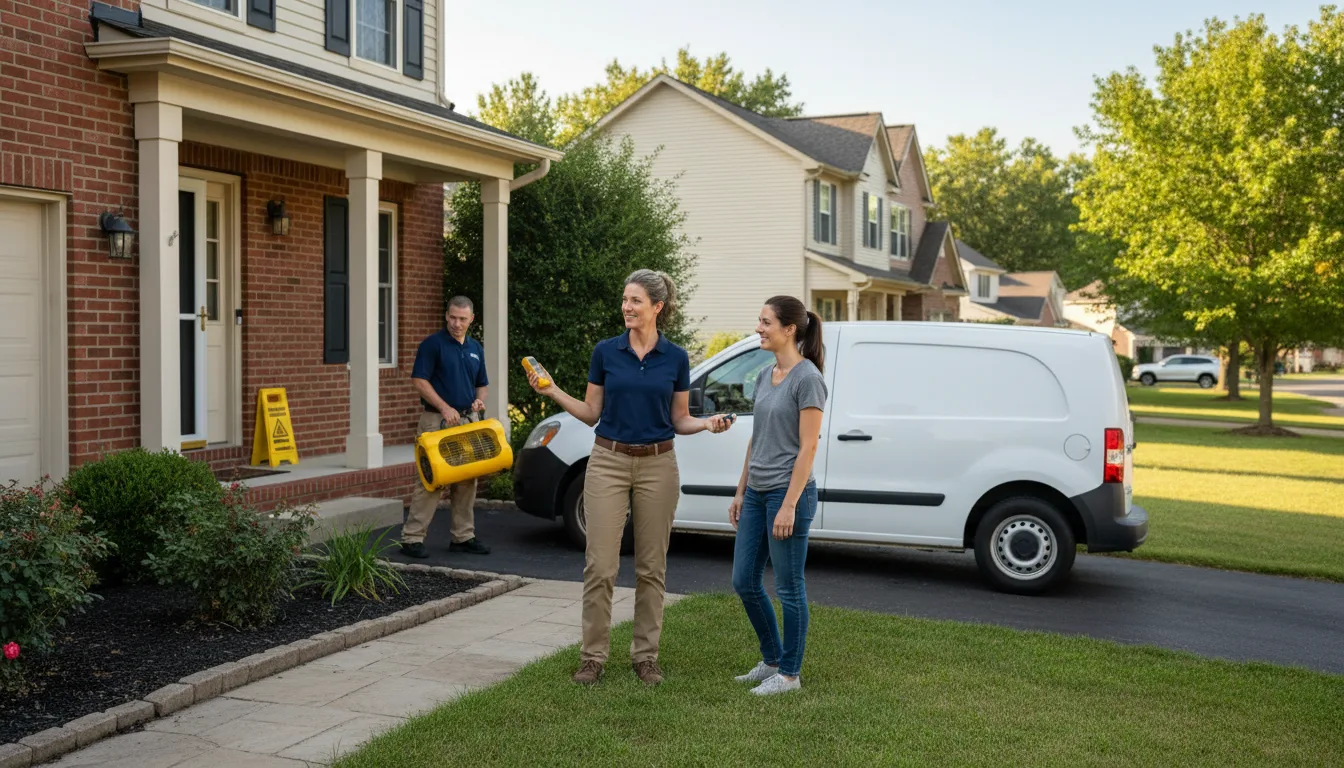 Water restoration image for Mold Remediation in Fayetteville, NC
